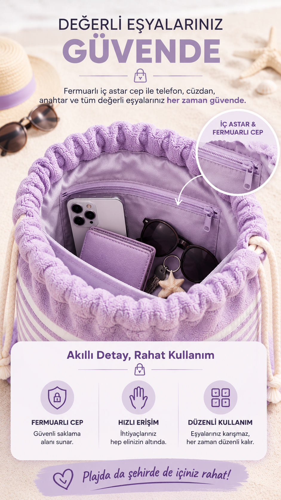 Sefami 2si 1 Arada Havlu Çanta